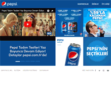 Tablet Screenshot of pepsi.com.tr