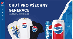 Desktop Screenshot of pepsi.cz