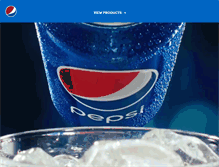 Tablet Screenshot of pepsi.com